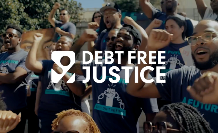 dfj logo overlaid on-top of a photo of crowd at a rally in Washington DC